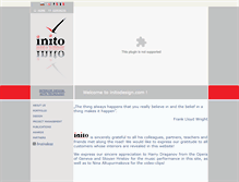 Tablet Screenshot of initodesign.com